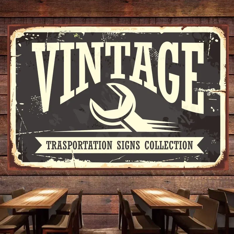 Vintage Collectible Shop - VINTAGE TRASPORTATION SINGS Collection سيارات ملصق