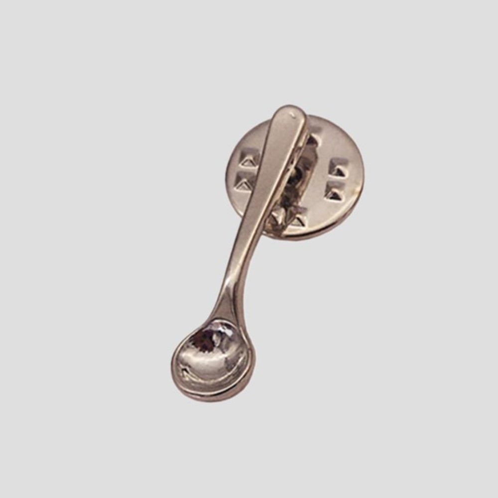 Vintage Collectible Spoons - دبابيس طية صدر معدنية جديدة بتصميم