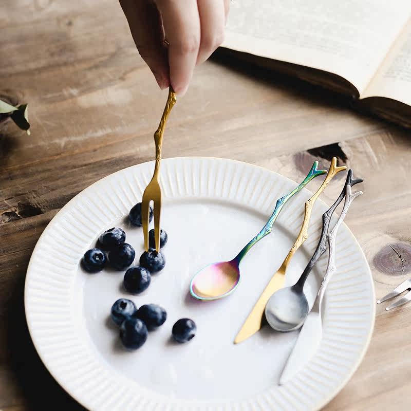 طقم أدوات مائدة ياباني إبداعي  - مراجعة Vintage Collectible Spoons وسعره