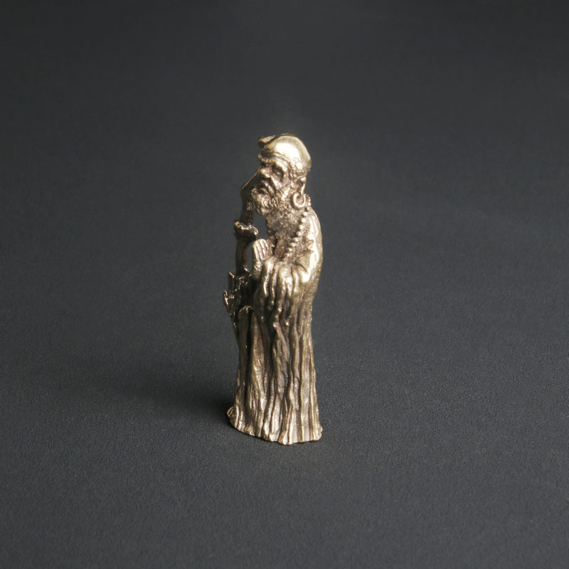 تمثال زن ماستر دارما نحاسي عتي - مراجعة Vintage Collectible Ornaments وسعره