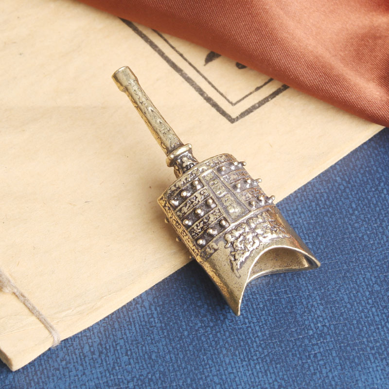خمر النحاس النمط الصيني جرس ال - مراجعة Vintage Collectible Bells وسعره