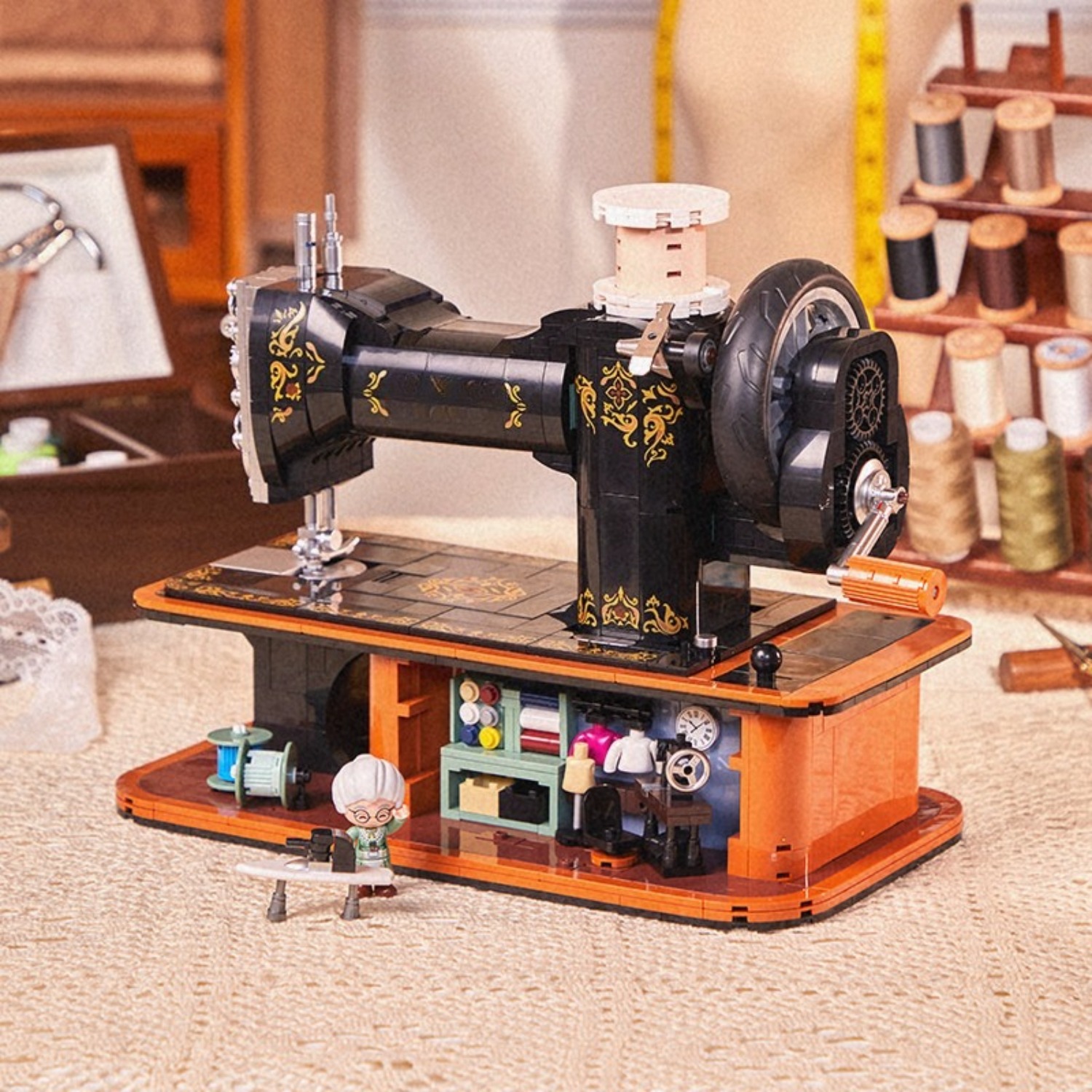 ماكينة خياطة يدوية عتيقة الطرا - مراجعة Vintage Collectible Shop وسعره