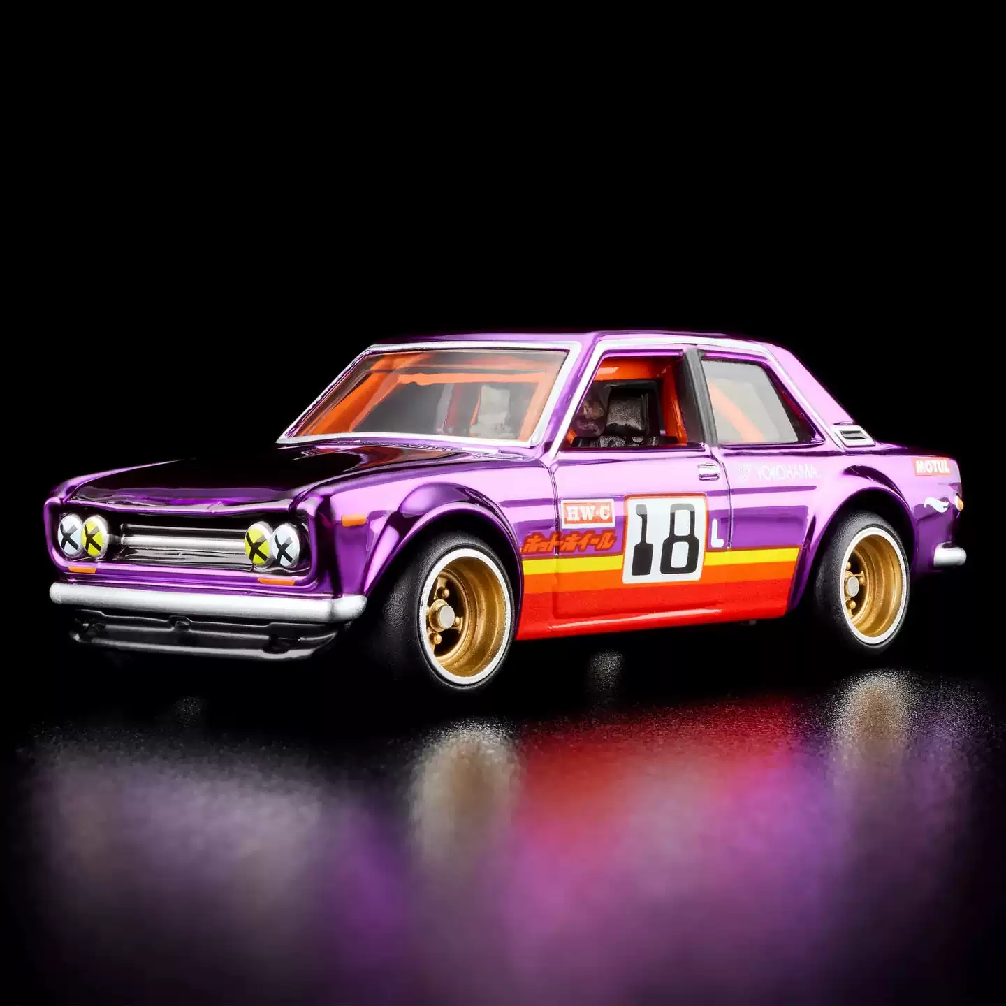 سيارة داتسون 510 الأرجوانية ال - مراجعة Vintage Collectible Hot Wheels وسعره
