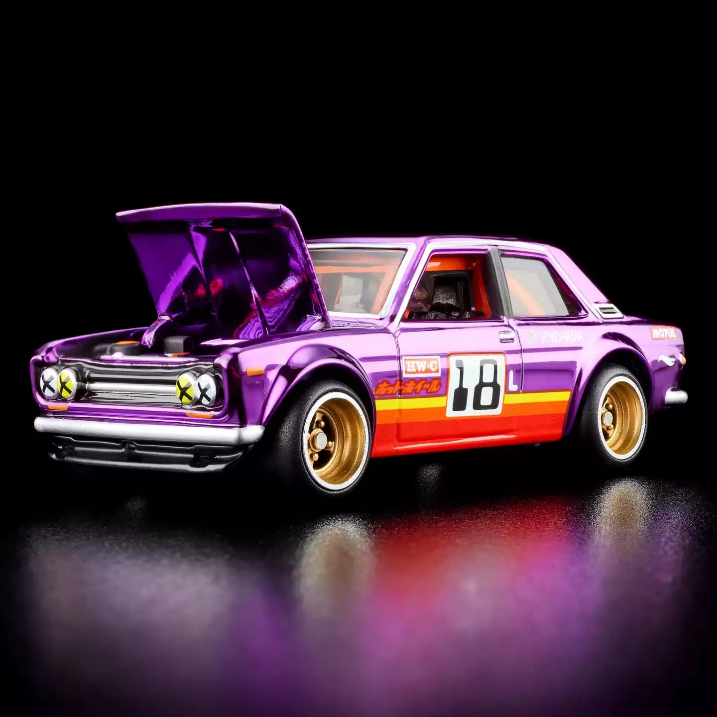 سيارة داتسون 510 الأرجوانية ال - مراجعة Vintage Collectible Hot Wheels وسعره