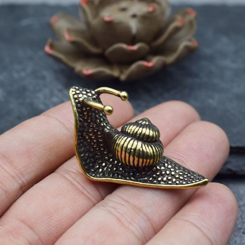 زخرفة حلزون شاي الحيوانات الأل - مراجعة Vintage Collectible Ornaments وسعره