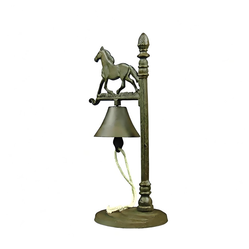 جرس طعام على شكل حصان من الحدي - مراجعة Vintage Collectible Bells وسعره