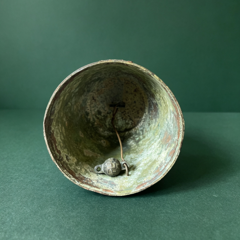 جرس معبد معلق عتيق، جرس نحاسي  - مراجعة Vintage Collectible Bells وسعره