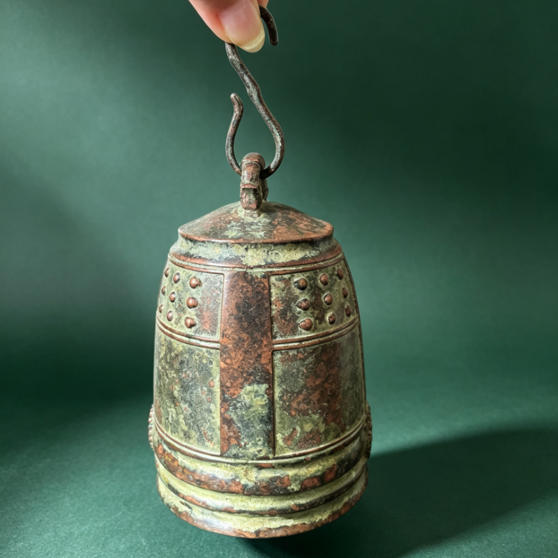 جرس معبد معلق عتيق، جرس نحاسي  - مراجعة Vintage Collectible Bells وسعره