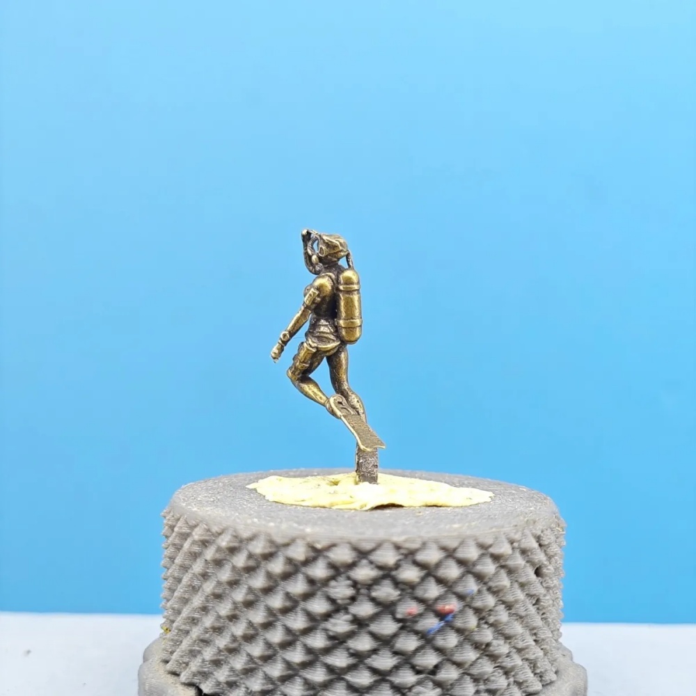 تمثال نحاسي عتيق لغطّافة صغيرة - مراجعة Vintage Collectible Ornaments وسعره