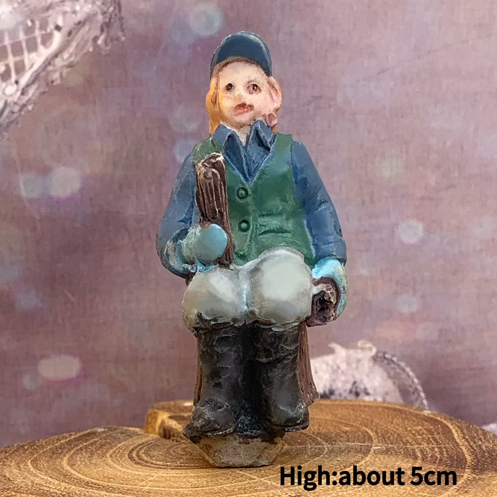 تماثيل صغيرة من الراتنج على شك - مراجعة Vintage Collectible Ornaments وسعره