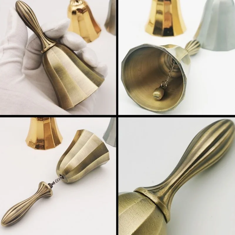 جديد خمر النحاس جرس طبق اليد ا - مراجعة Vintage Collectible Bells وسعره
