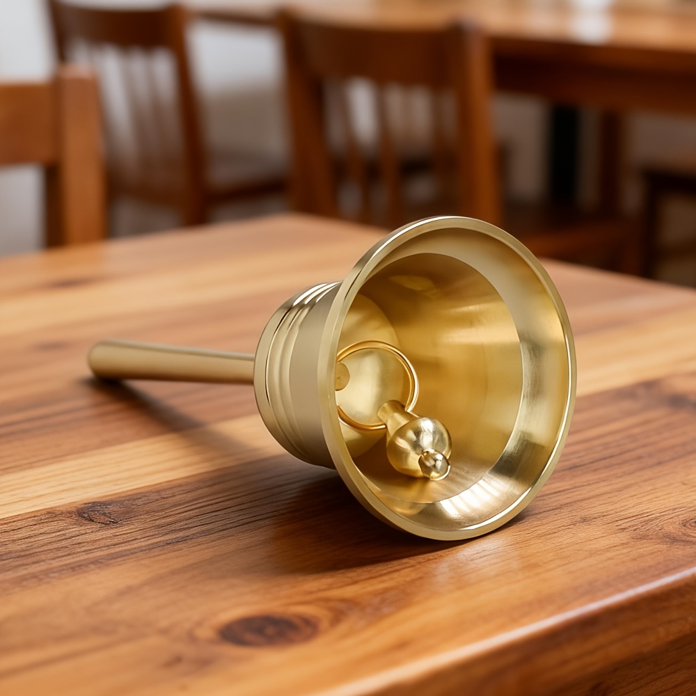جرس يدوي نحاسي بتصميم عتيق للز - مراجعة Vintage Collectible Bells وسعره